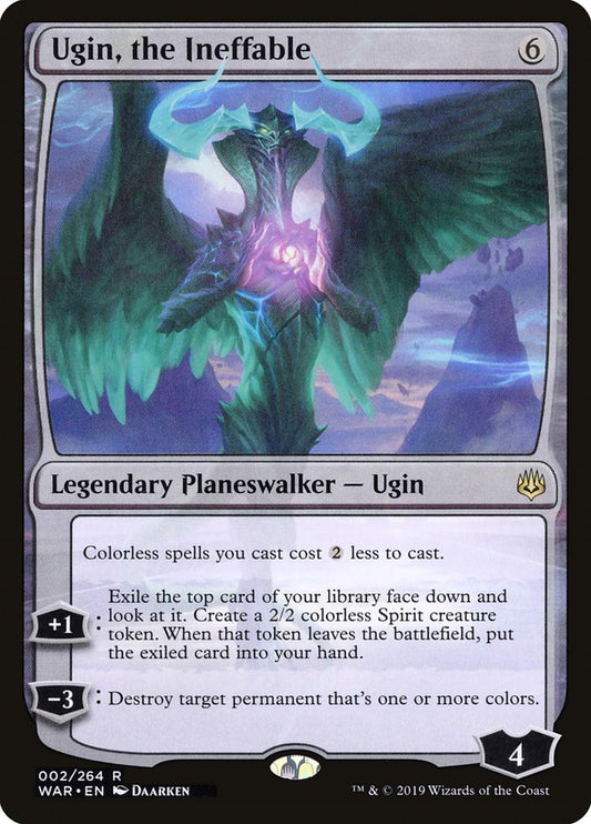 Ugin, the Ineffable [War of the Spark] [Foil]