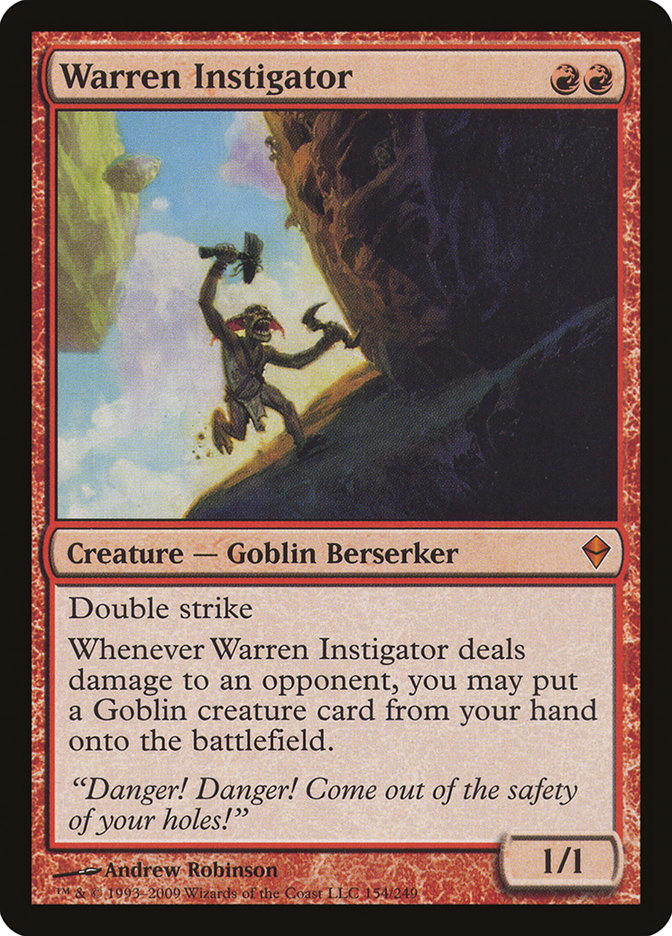 Warren Instigator [Zendikar] [Foil]