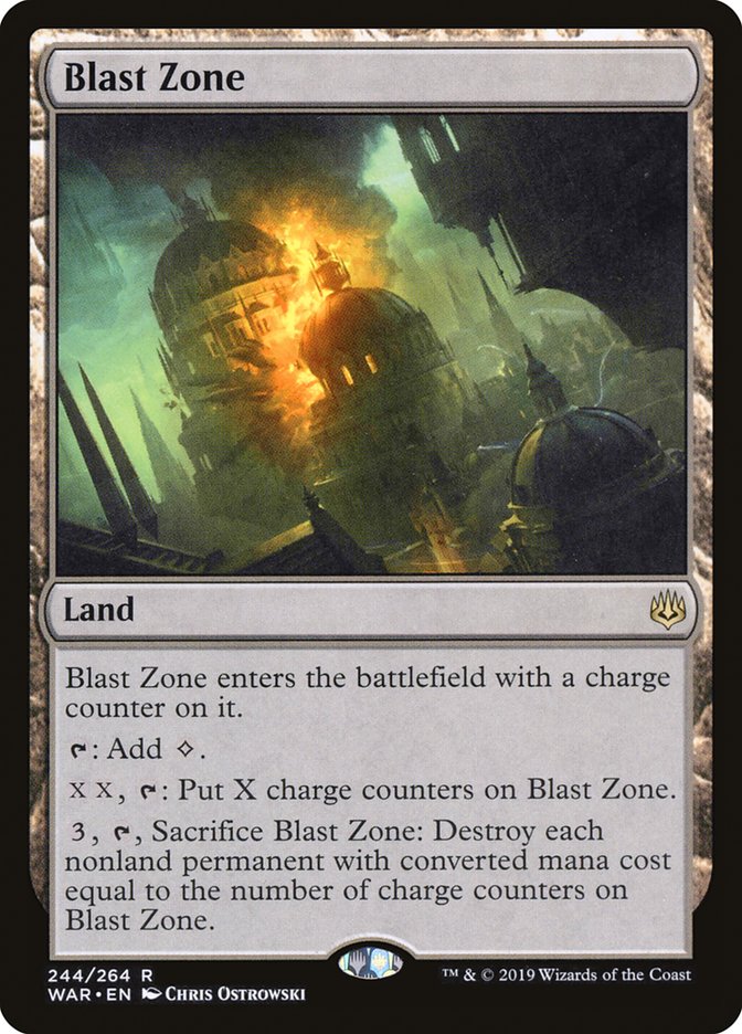 Blast Zone [War of the Spark] [Foil]