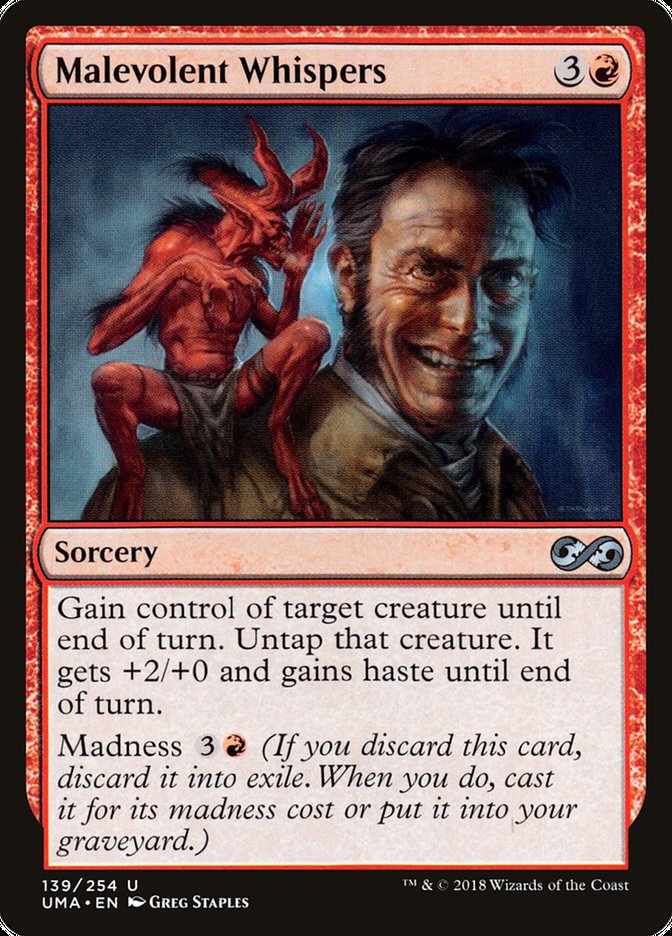 Malevolent Whispers [Ultimate Masters] [Foil]