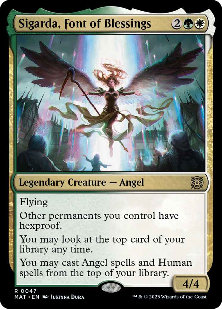 Sigarda, Font of Blessings [March of the Machine: The Aftermath] [Foil]