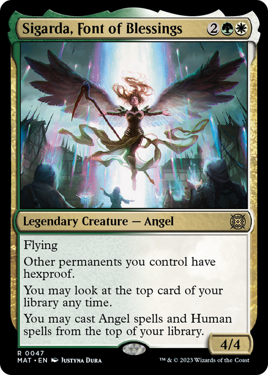 Sigarda, Font of Blessings [March of the Machine: The Aftermath] [Foil]