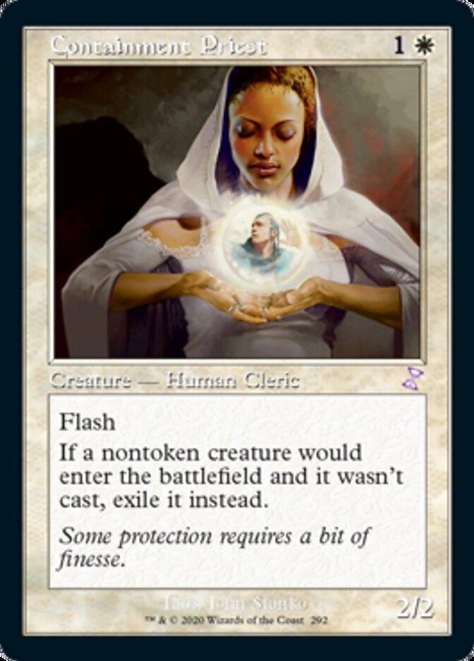 Containment Priest (Timeshifted) [Time Spiral Remastered] [Foil]