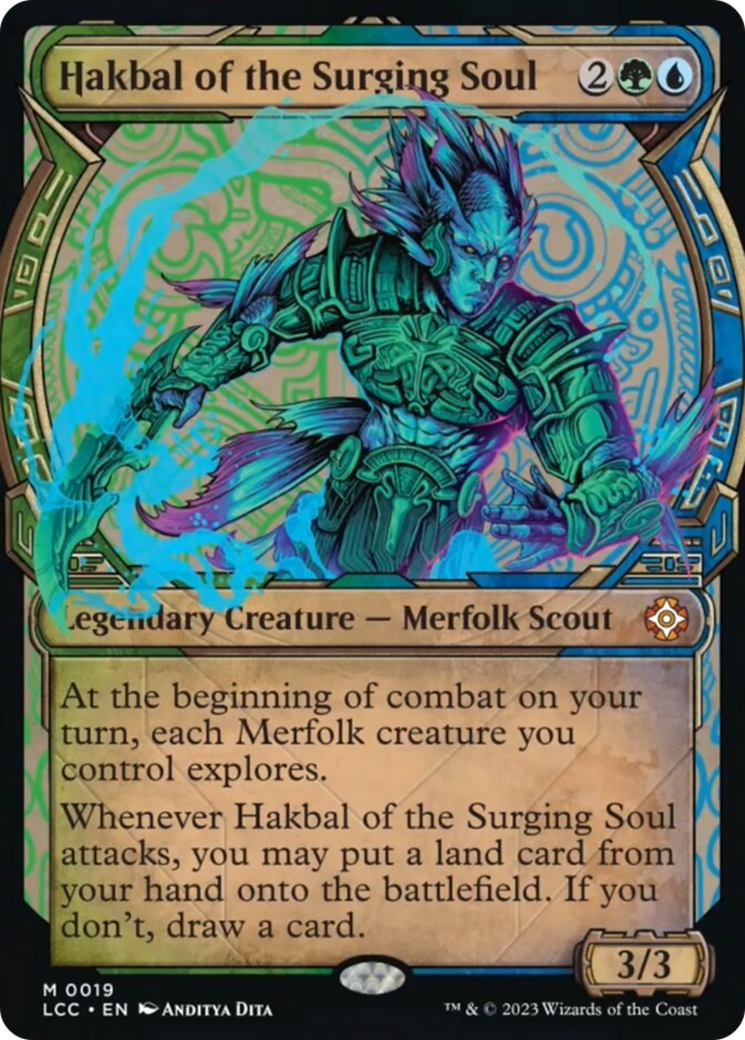 Hakbal of the Surging Soul (Showcase) [The Lost Caverns of Ixalan Commander] [Foil]