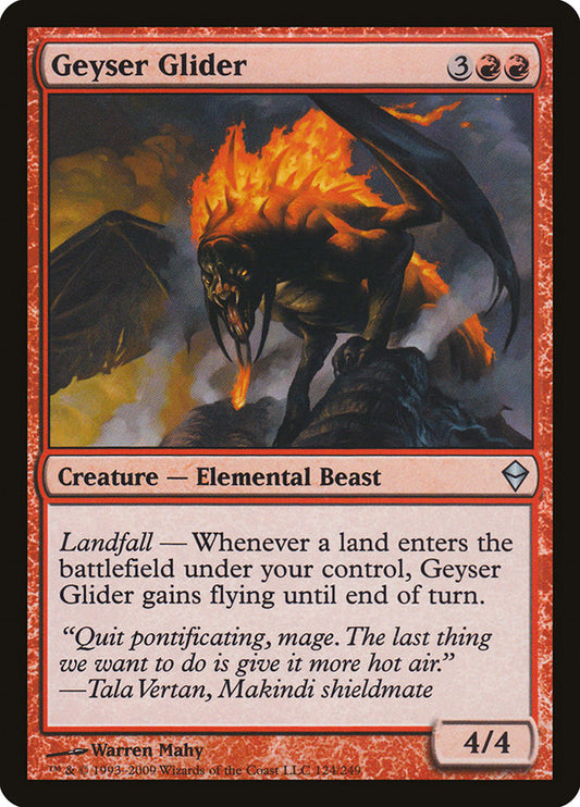 Geyser Glider [Zendikar] [Foil]