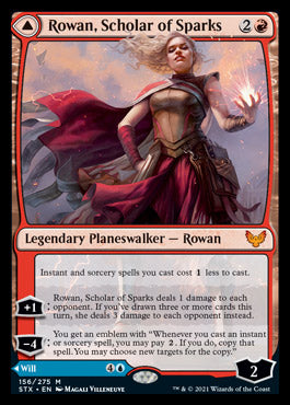 Rowan, Scholar of Sparks // Will, Scholar of Frost [Strixhaven: School of Mages] [Foil]