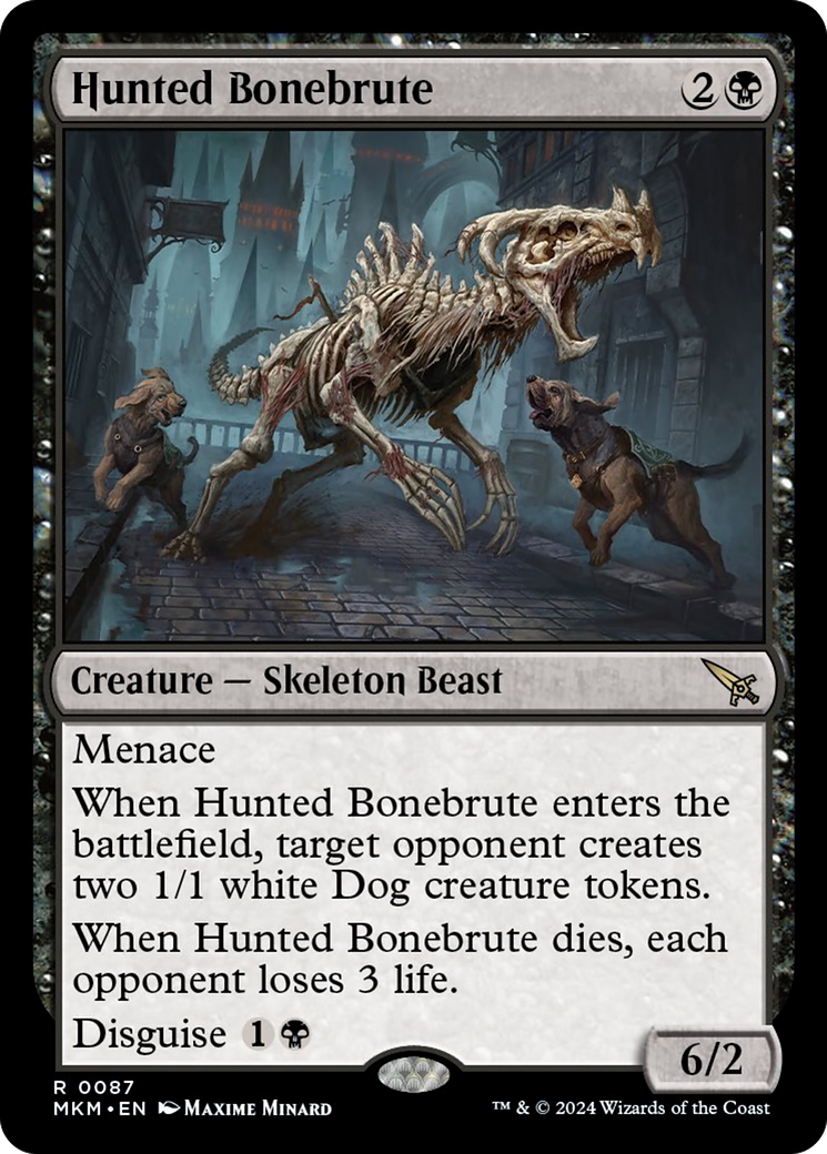 Hunted Bonebrute [Murders at Karlov Manor] [Foil]