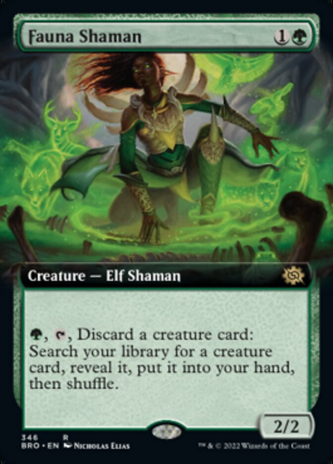 Fauna Shaman (Extended Art) [The Brothers' War] [Foil]