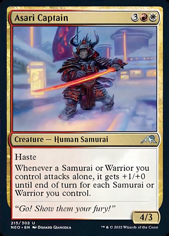 Asari Captain [Kamigawa: Neon Dynasty] [Foil]