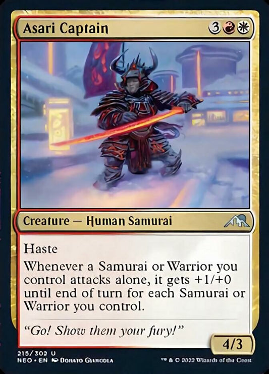 Asari Captain [Kamigawa: Neon Dynasty] [Foil]