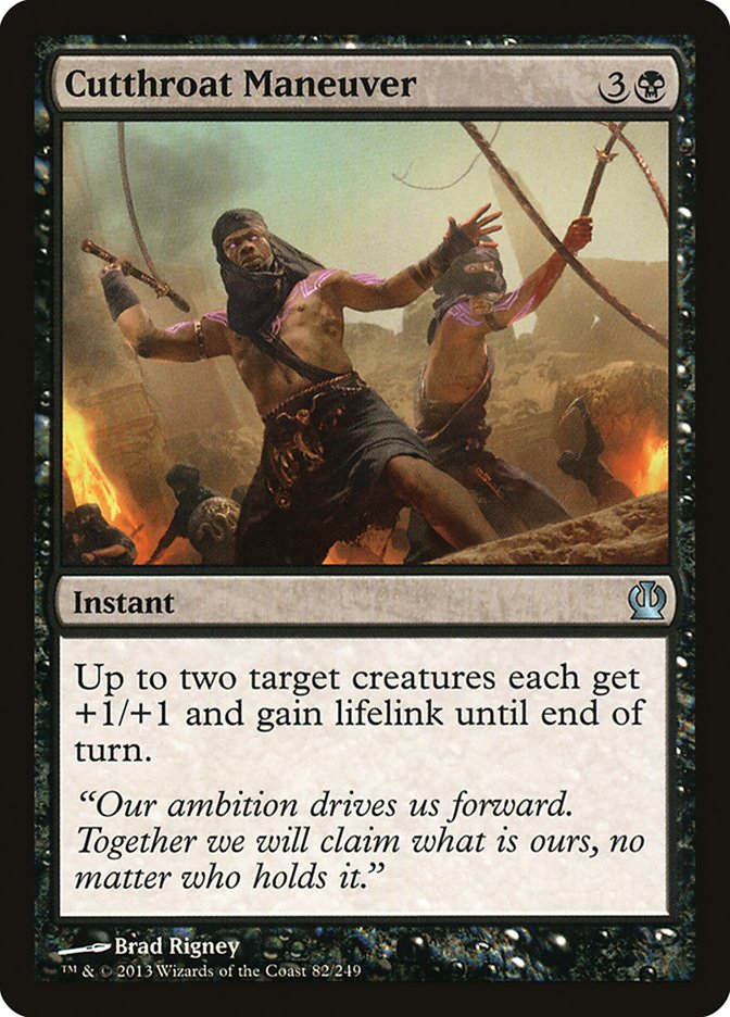 Cutthroat Maneuver [Theros] [Foil]