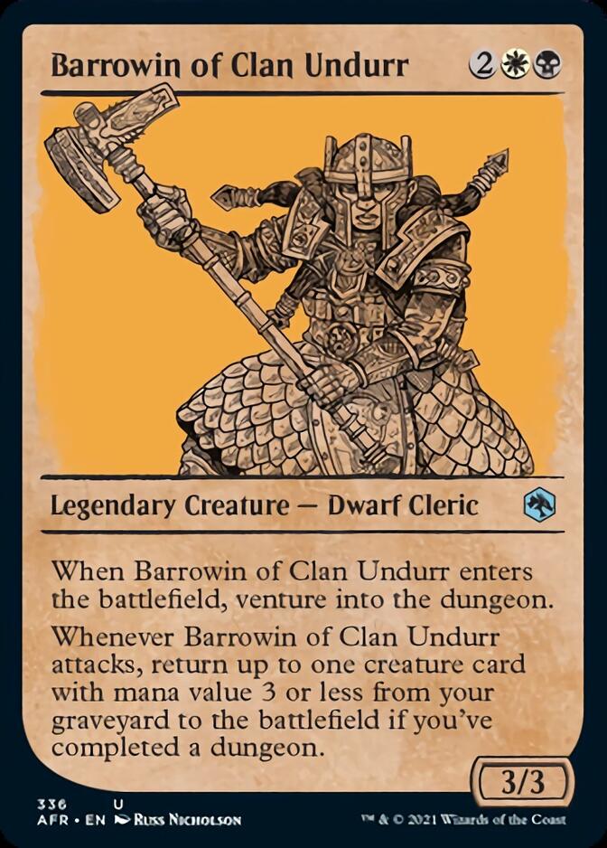 Barrowin of Clan Undurr (Showcase) [Dungeons & Dragons: Adventures in the Forgotten Realms] [Foil]
