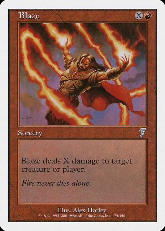 Blaze [Seventh Edition] [Foil]