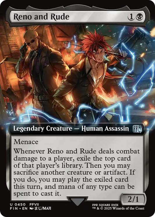 Reno and Rude (Extended Art) [FINAL FANTASY] [Foil]