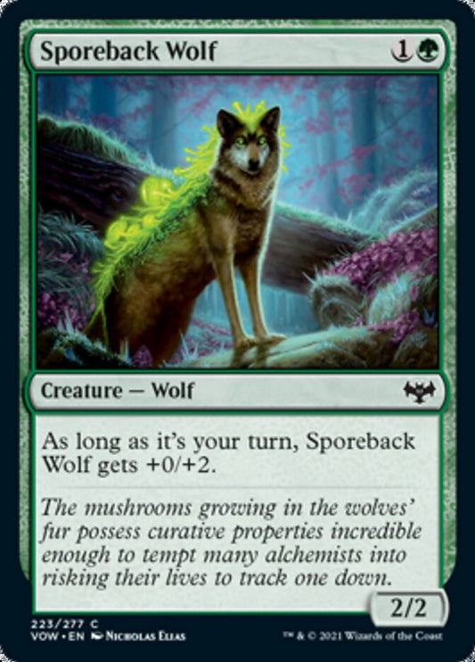 Sporeback Wolf [Innistrad: Crimson Vow] [Foil]