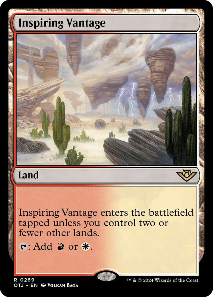 Inspiring Vantage [Outlaws of Thunder Junction] [Foil]