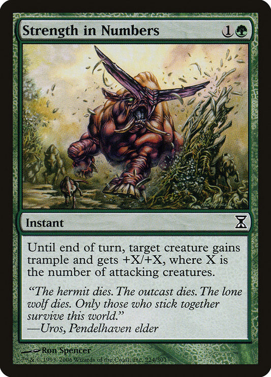Strength in Numbers [Time Spiral] [Foil]