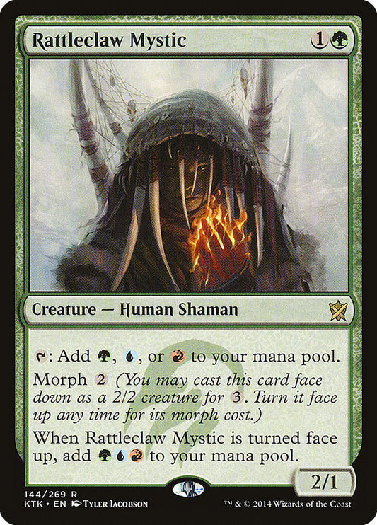 Rattleclaw Mystic [Khans of Tarkir] [Foil]