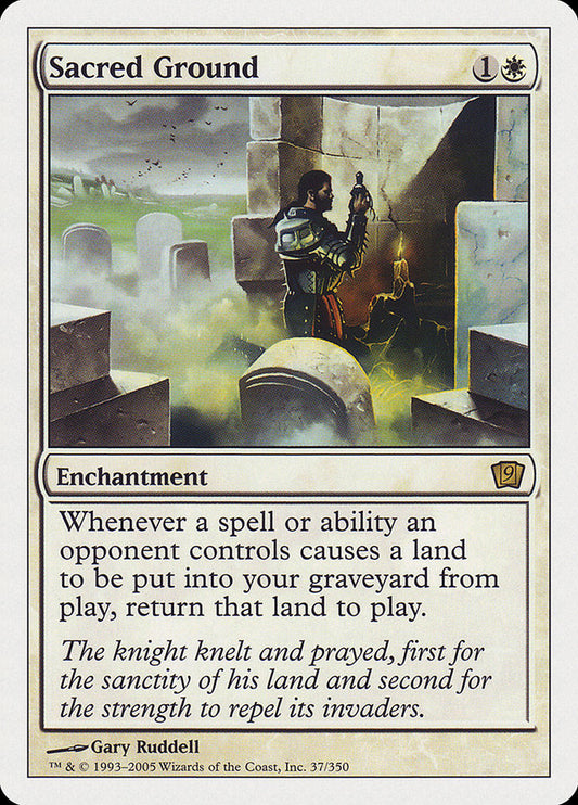 Sacred Ground [Ninth Edition] [Foil]
