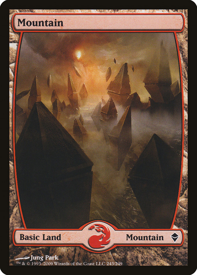 Mountain (243) [Zendikar] [Foil]