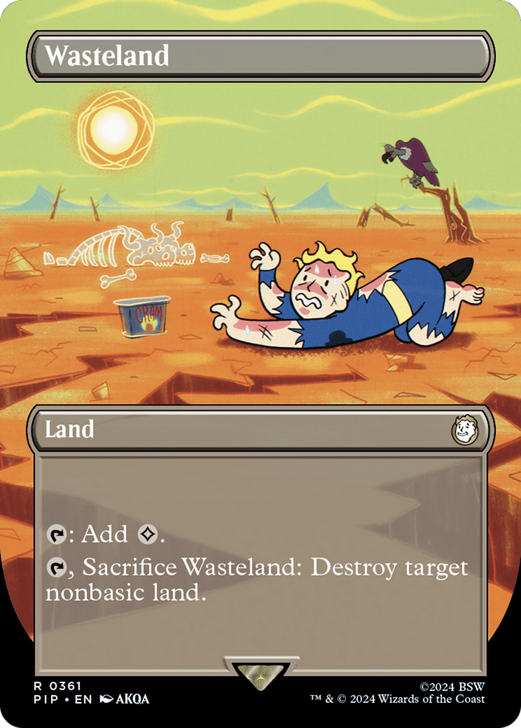 Wasteland (Borderless) [Fallout] [Foil]