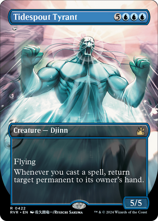 Tidespout Tyrant (Anime Borderless) [Ravnica Remastered] [Foil]