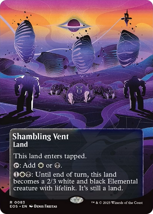 Shambling Vent (0083) (Borderless) [Edge of Eternities: Stellar Sights] [Foil]