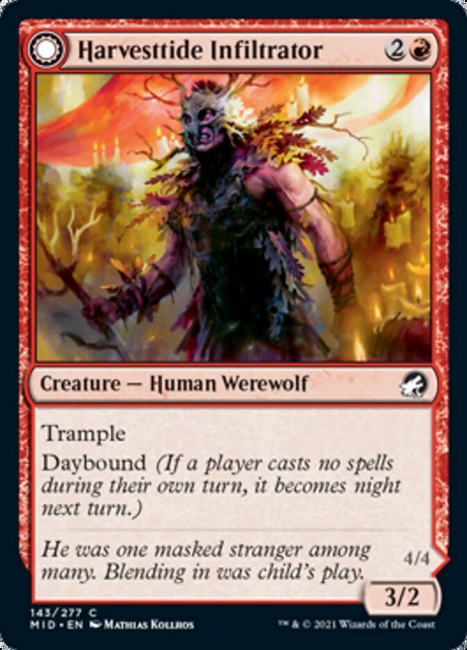 Harvesttide Infiltrator // Harvesttide Assailant [Innistrad: Midnight Hunt] [Foil]