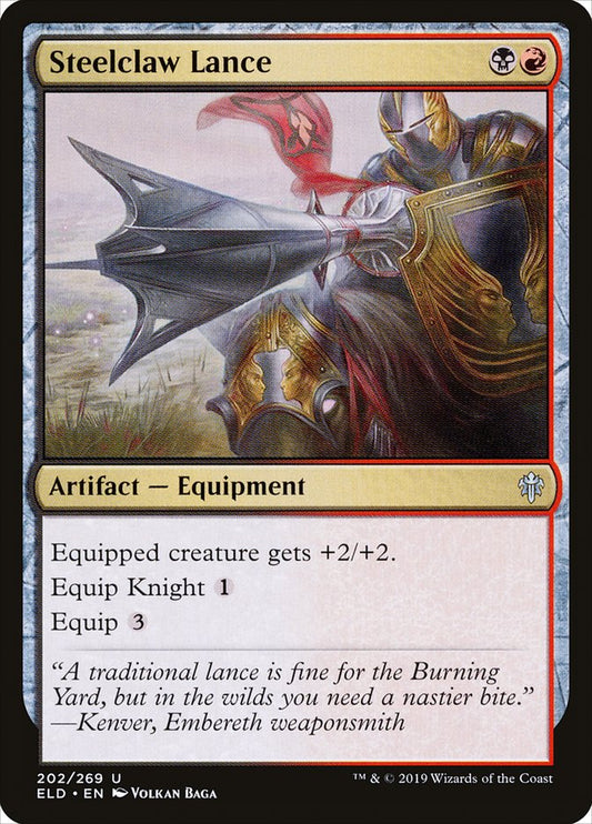 Steelclaw Lance [Throne of Eldraine] [Foil]