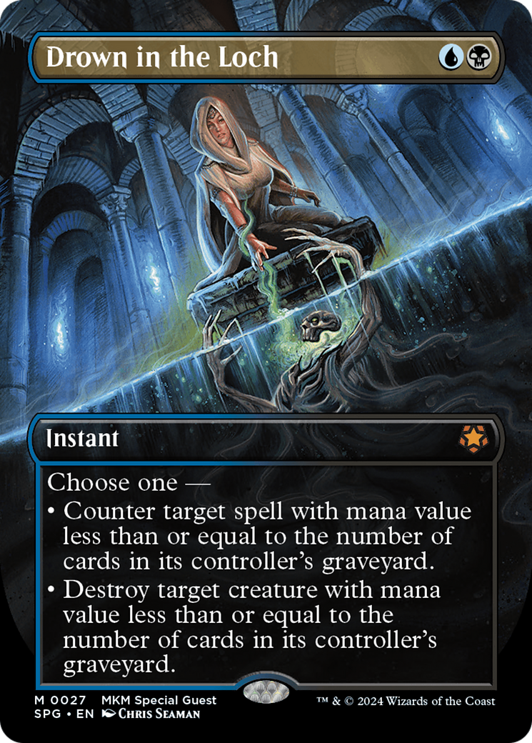 Drown in the Loch (Borderless) [Murders at Karlov Manor Special Guests] [Foil]