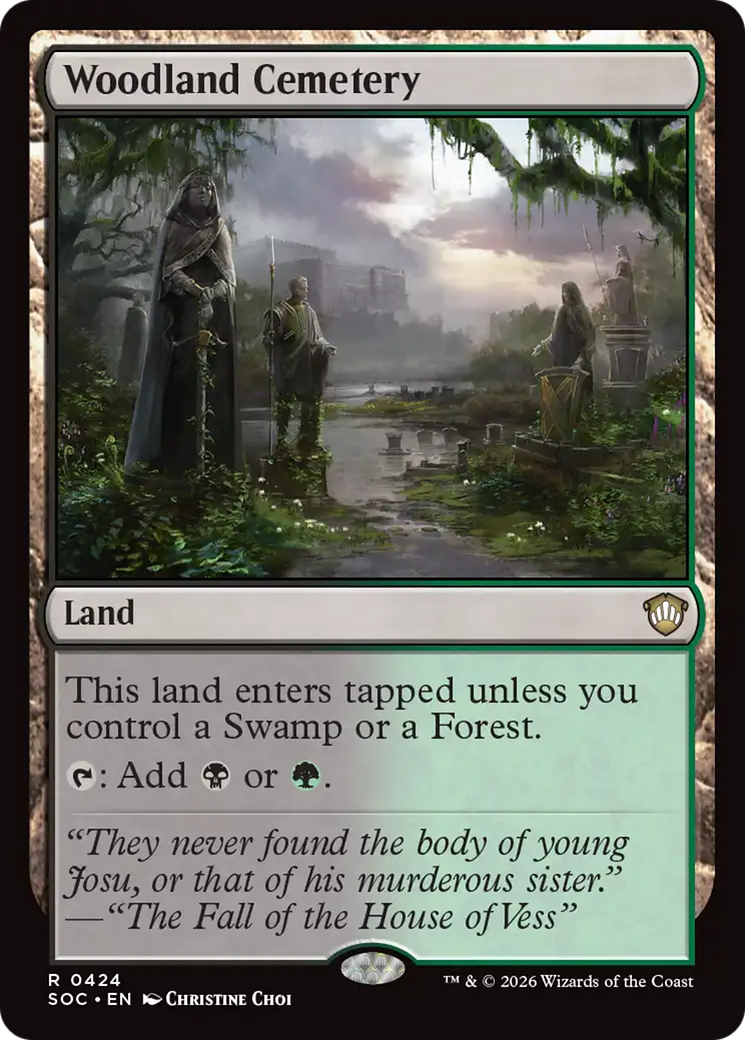 Woodland Cemetery [Secrets of Strixhaven Commander] [Foil]