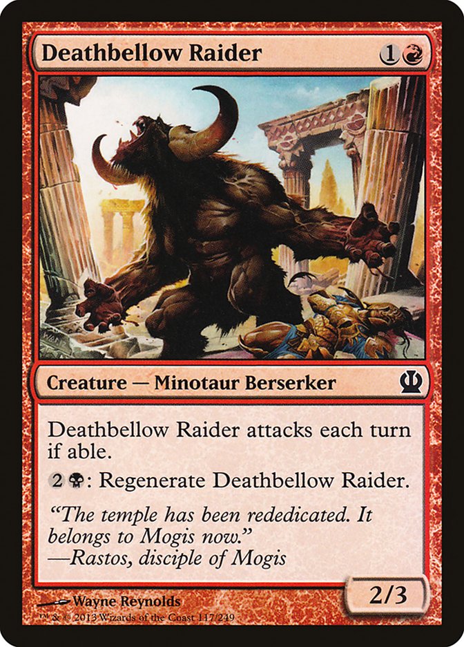 Deathbellow Raider [Theros] [Foil]