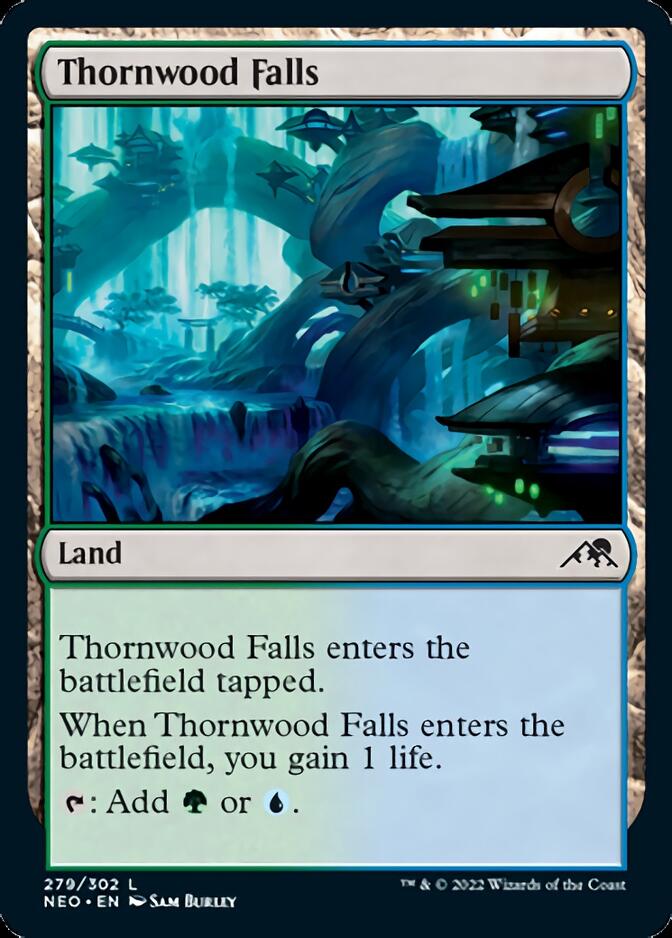 Thornwood Falls [Kamigawa: Neon Dynasty] [Foil]