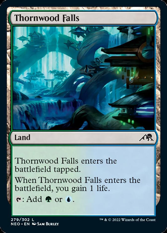 Thornwood Falls [Kamigawa: Neon Dynasty] [Foil]