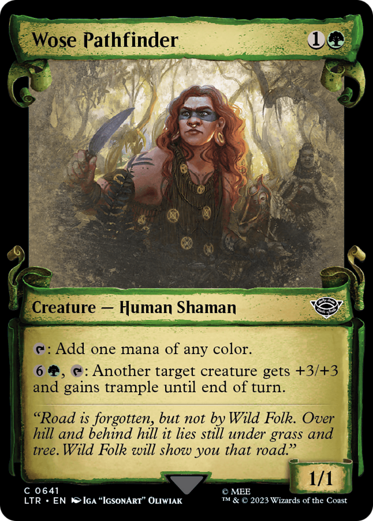 Wose Pathfinder [The Lord of the Rings: Tales of Middle-Earth Showcase Scrolls] [Foil]