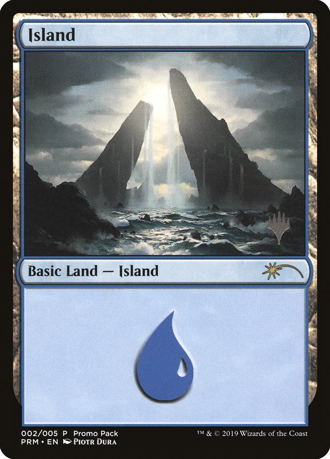 Island (2) [Core Set 2020 Promo Pack] [Foil]
