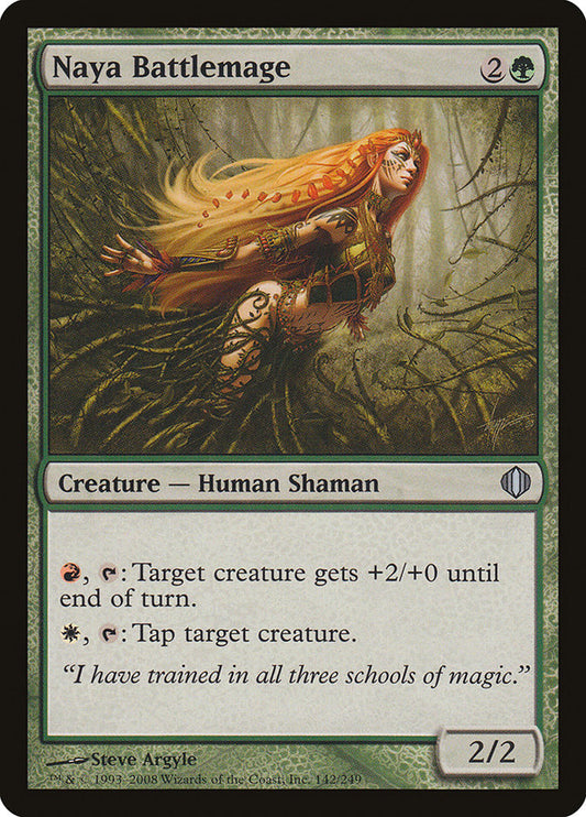 Naya Battlemage [Shards of Alara] [Foil]