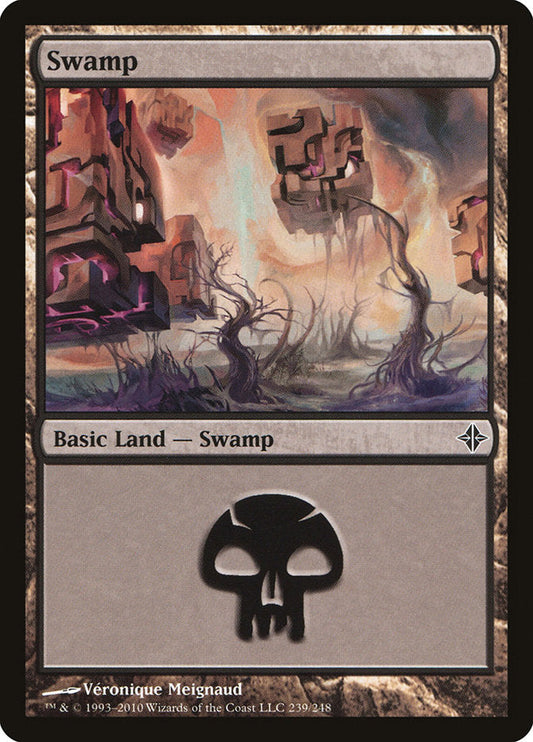 Swamp (239) [Rise of the Eldrazi] [Foil]