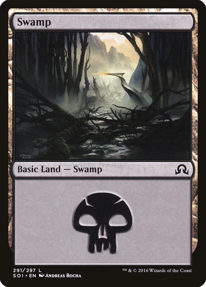 Swamp (291) [Shadows over Innistrad] [Foil]