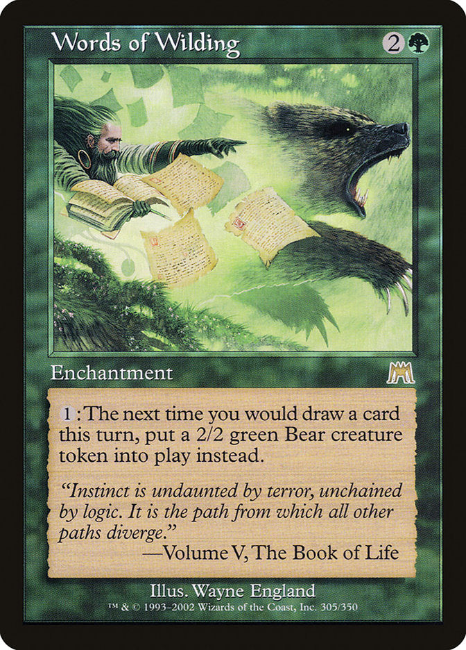 Words of Wilding [Onslaught] [Foil]