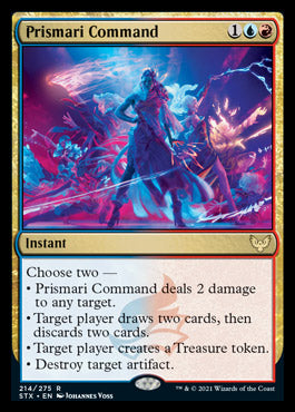 Prismari Command [Strixhaven: School of Mages] [Foil]