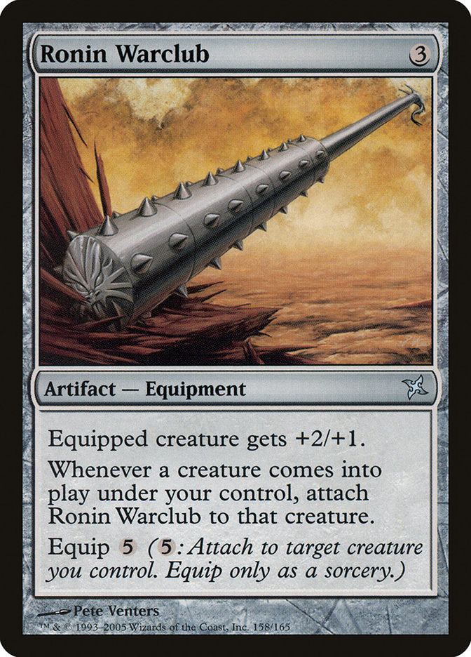 Ronin Warclub [Betrayers of Kamigawa] [Foil]