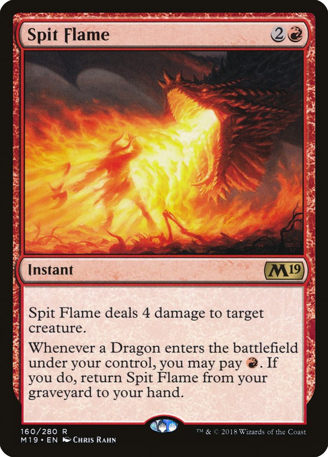 Spit Flame [Core Set 2019] [Foil]
