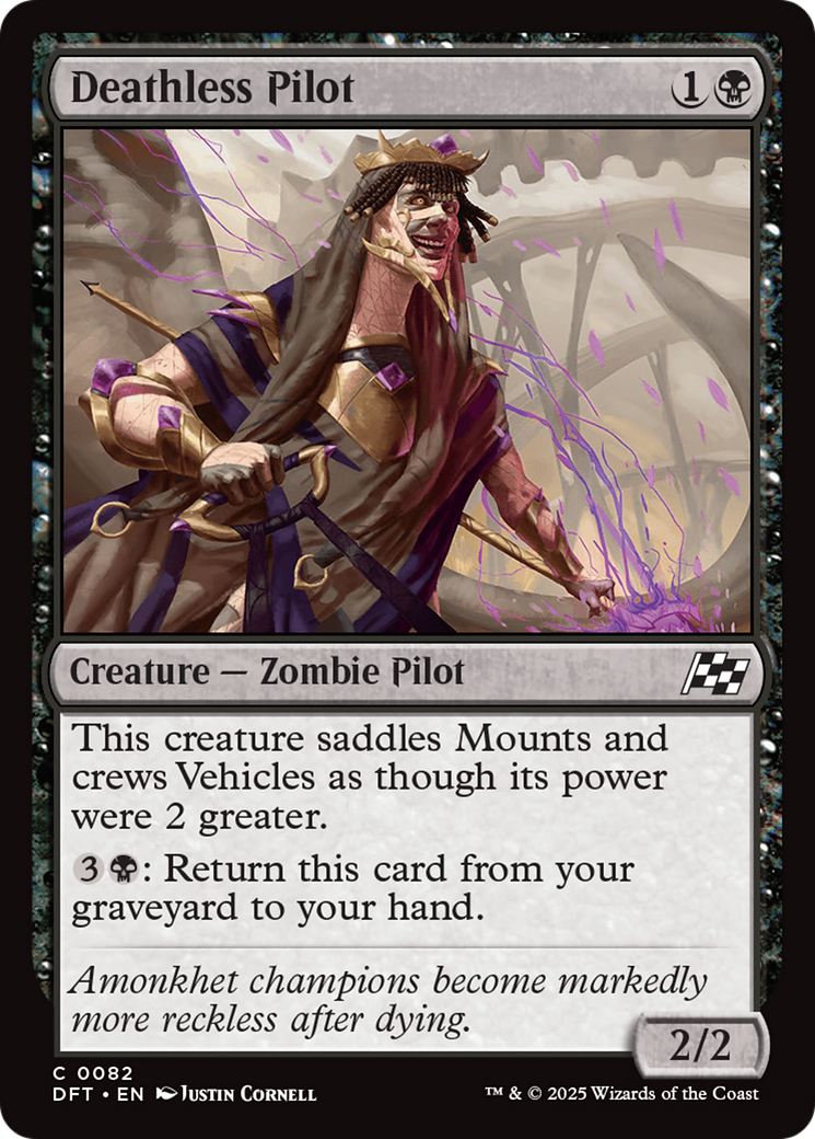 Deathless Pilot [Aetherdrift] [Foil]