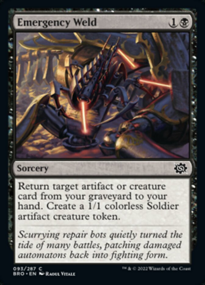 Emergency Weld [The Brothers' War] [Foil]