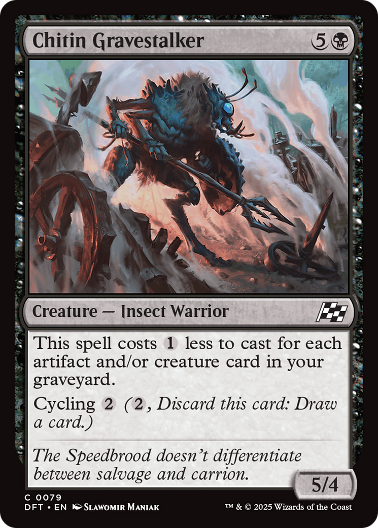 Chitin Gravestalker [Aetherdrift] [Foil]