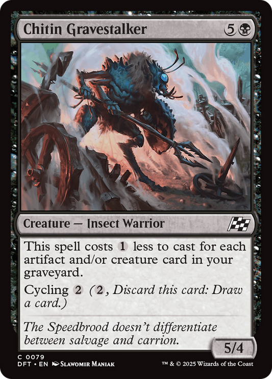 Chitin Gravestalker [Aetherdrift] [Foil]