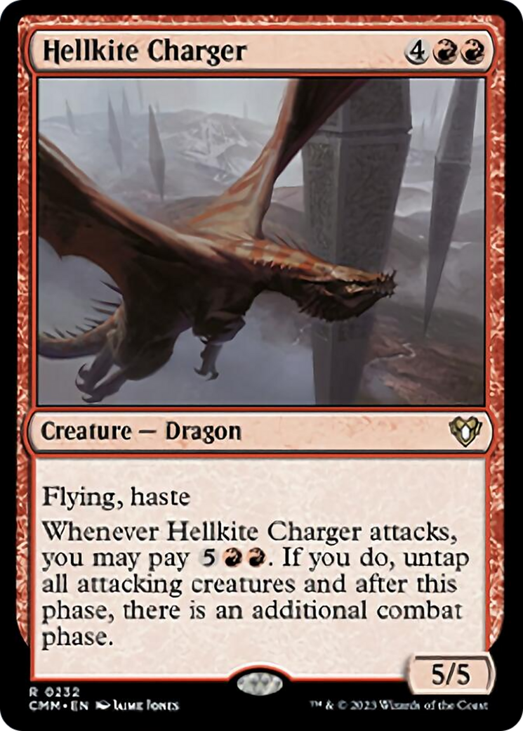 Hellkite Charger [Commander Masters] [Foil]