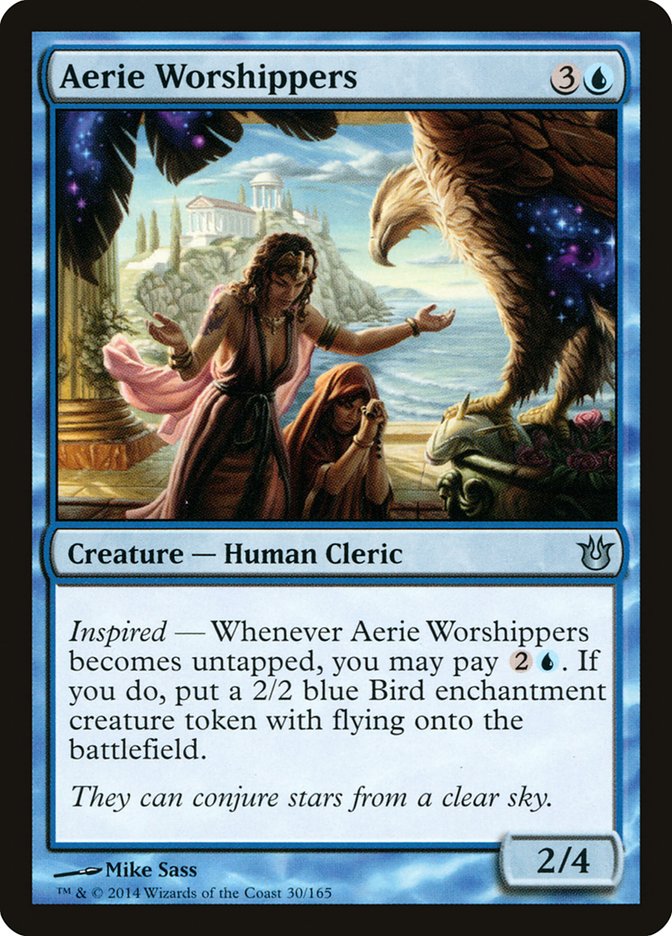 Aerie Worshippers [Born of the Gods] [Foil]