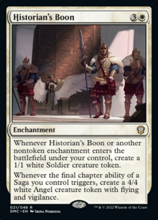 Historian's Boon [Dominaria United Commander] [Foil]